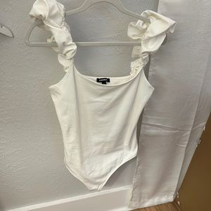 SOLD - Express | White Body Suit